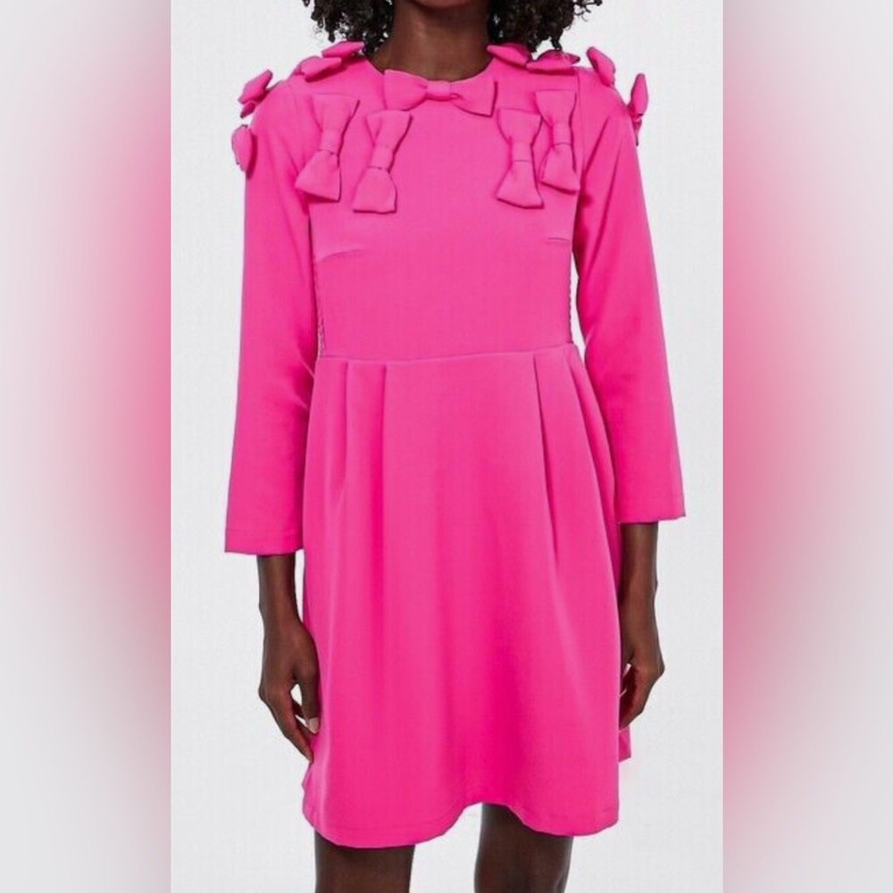 Tuckernuck x Cameran Eubanks Wimberly Hot Pink Bow Dress. NWT